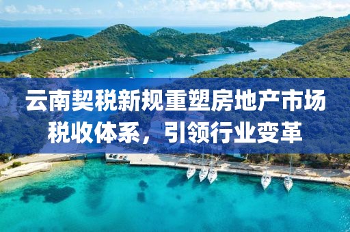 云南契税新规重塑房地产市场税收体系，引领行业变革