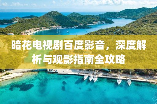 暗花电视剧百度影音，深度解析与观影指南全攻略