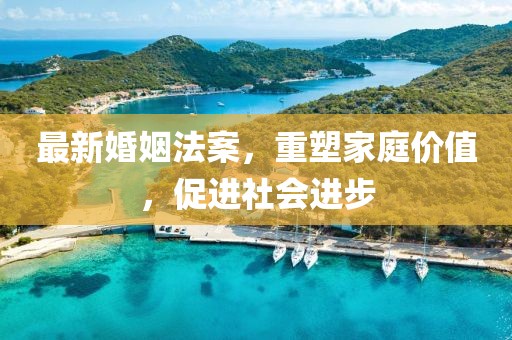 最新婚姻法案，重塑家庭价值，促进社会进步