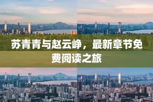 苏青青与赵云峥，最新章节免费阅读之旅