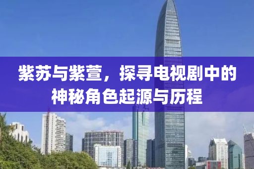 紫苏与紫萱，探寻电视剧中的神秘角色起源与历程