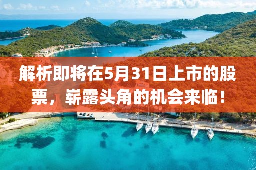 解析即将在5月31日上市的股票，崭露头角的机会来临！