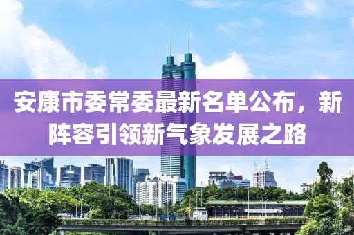 安康市委常委最新名单公布，新阵容引领新气象发展之路