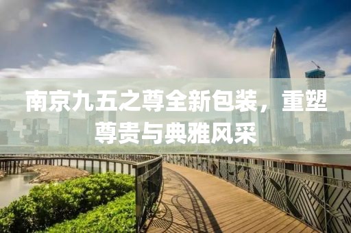 南京九五之尊全新包装，重塑尊贵与典雅风采