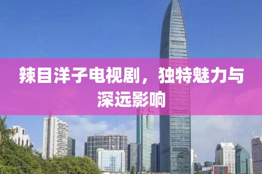 辣目洋子电视剧，独特魅力与深远影响