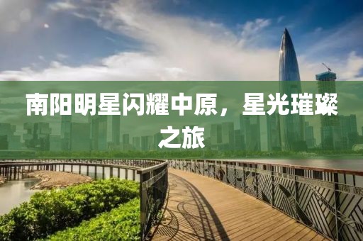 南阳明星闪耀中原，星光璀璨之旅