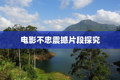 电影不忠震撼片段探究