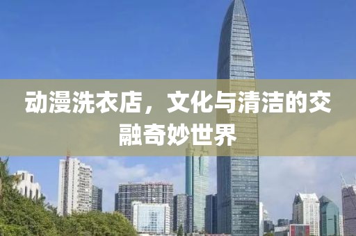 动漫洗衣店，文化与清洁的交融奇妙世界