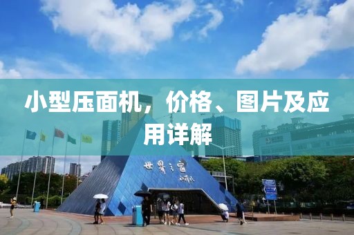 小型压面机，价格、图片及应用详解