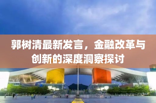 郭树清最新发言，金融改革与创新的深度洞察探讨