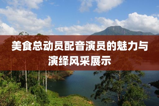 美食总动员配音演员的魅力与演绎风采展示