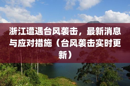 浙江遭遇台风袭击，最新消息与应对措施（台风袭击实时更新）