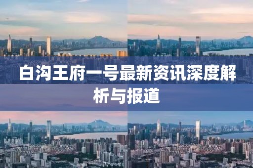 白沟王府一号最新资讯深度解析与报道