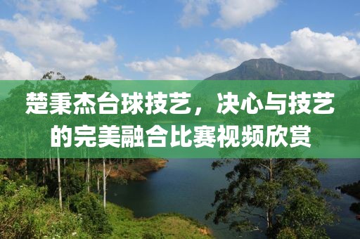 楚秉杰台球技艺，决心与技艺的完美融合比赛视频欣赏