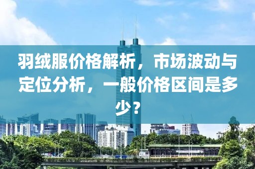 羽绒服价格解析，市场波动与定位分析，一般价格区间是多少？