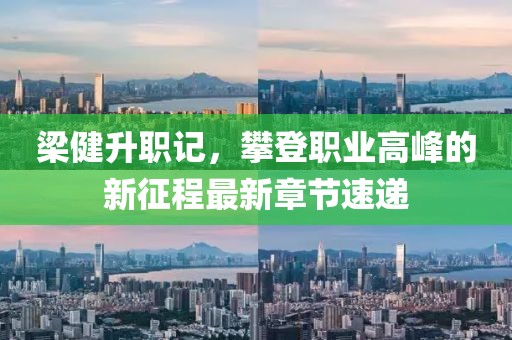梁健升职记，攀登职业高峰的新征程最新章节速递