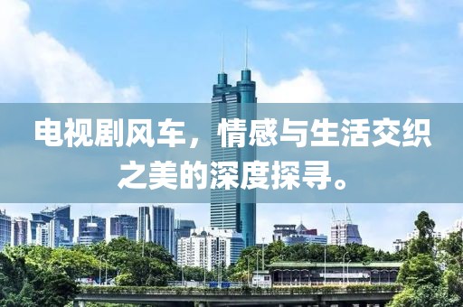 电视剧风车，情感与生活交织之美的深度探寻。