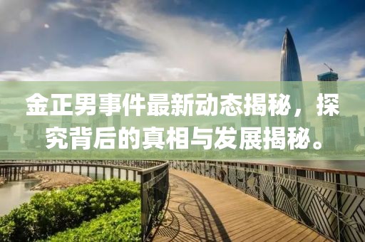 金正男事件最新动态揭秘，探究背后的真相与发展揭秘。