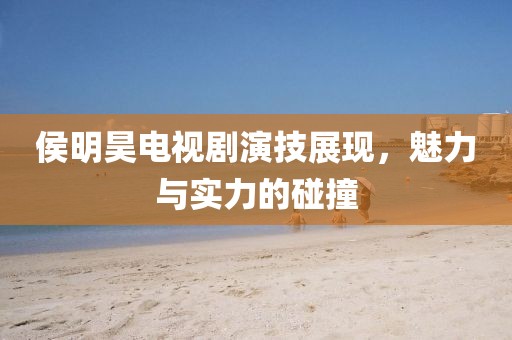 侯明昊电视剧演技展现，魅力与实力的碰撞