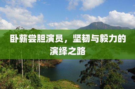 卧薪尝胆演员，坚韧与毅力的演绎之路