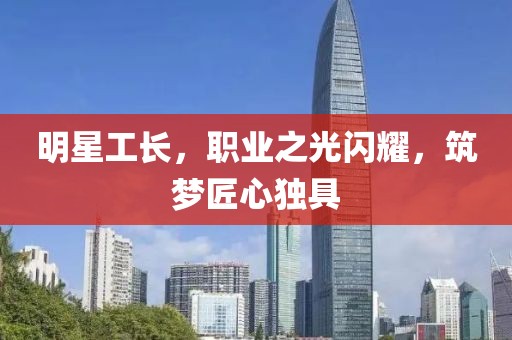 明星工长，职业之光闪耀，筑梦匠心独具