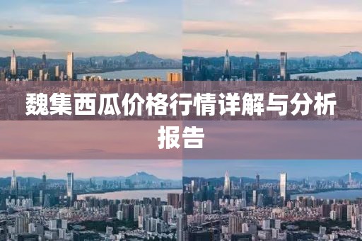 魏集西瓜价格行情详解与分析报告