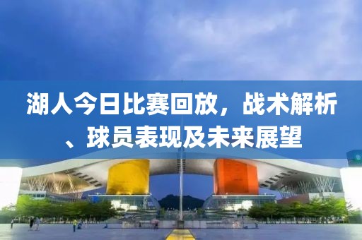 湖人今日比赛回放，战术解析、球员表现及未来展望