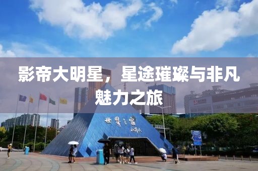影帝大明星，星途璀璨与非凡魅力之旅