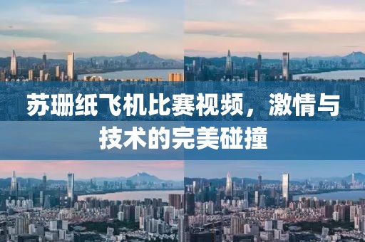 苏珊纸飞机比赛视频，激情与技术的完美碰撞