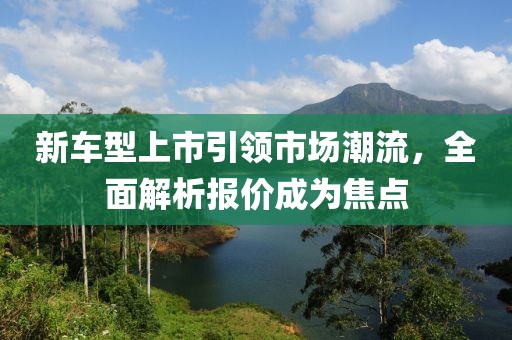 新车型上市引领市场潮流，全面解析报价成为焦点