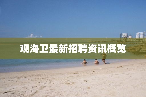 观海卫最新招聘资讯概览