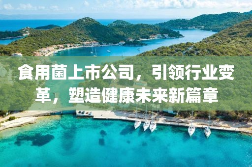 食用菌上市公司，引领行业变革，塑造健康未来新篇章