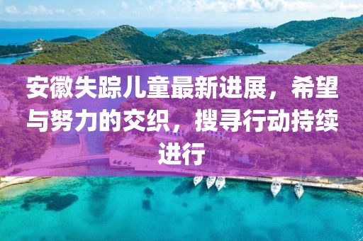 安徽失踪儿童最新进展，希望与努力的交织，搜寻行动持续进行