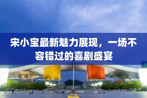 宋小宝最新魅力展现，一场不容错过的喜剧盛宴