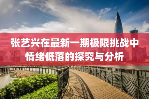张艺兴在最新一期极限挑战中情绪低落的探究与分析