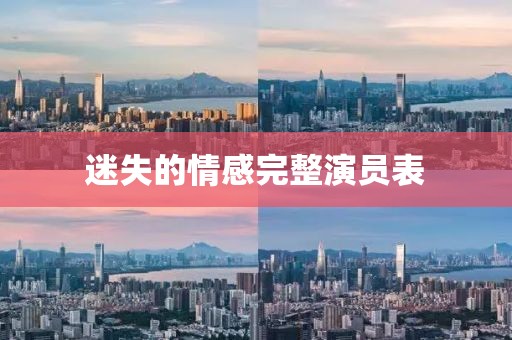 迷失的情感完整演员表
