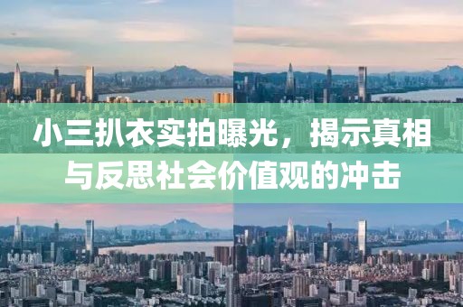 小三扒衣实拍曝光，揭示真相与反思社会价值观的冲击