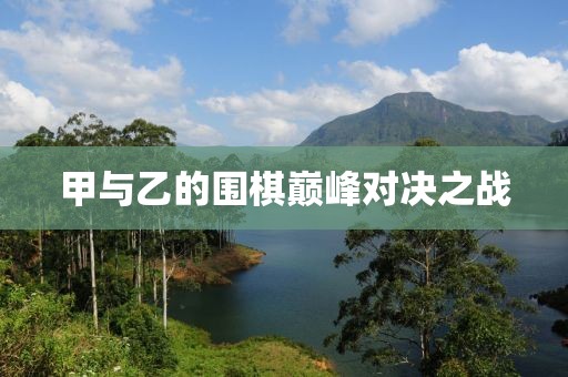 甲与乙的围棋巅峰对决之战