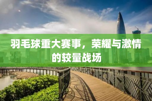 羽毛球重大赛事，荣耀与激情的较量战场