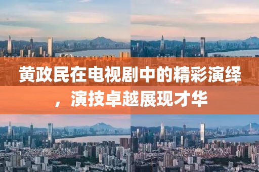 黄政民在电视剧中的精彩演绎，演技卓越展现才华