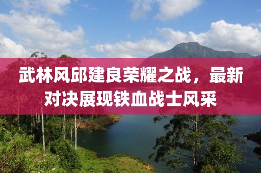 武林风邱建良荣耀之战，最新对决展现铁血战士风采