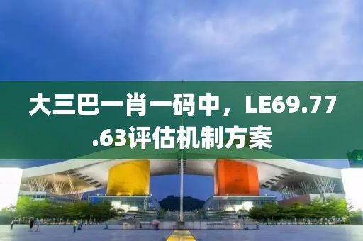 大三巴一肖一码中，LE69.77.63评估机制方案
