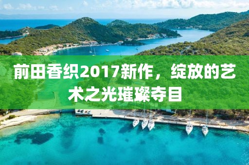 前田香织2017新作，绽放的艺术之光璀璨夺目