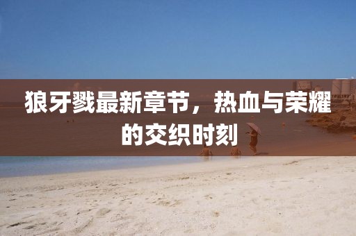 狼牙戮最新章节，热血与荣耀的交织时刻