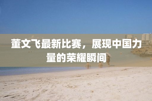 董文飞最新比赛，展现中国力量的荣耀瞬间