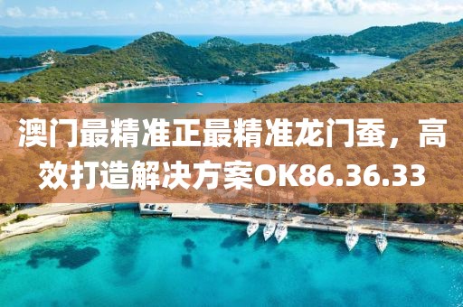 澳门最精准正最精准龙门蚕，高效打造解决方案OK86.36.33