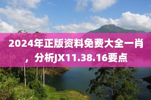 2024年正版资料免费大全一肖，分析JX11.38.16要点