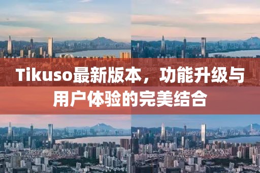Tikuso最新版本，功能升级与用户体验的完美结合