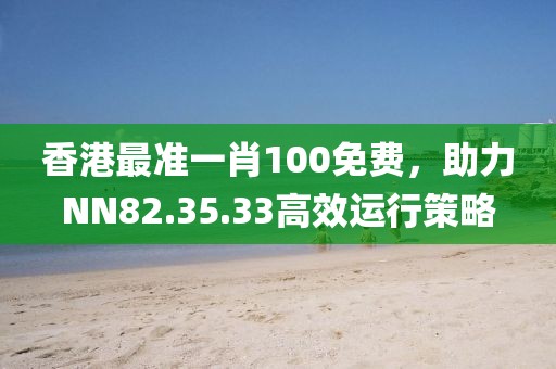 香港最准一肖100免费，助力NN82.35.33高效运行策略