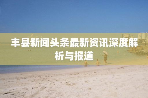 丰县新闻头条最新资讯深度解析与报道